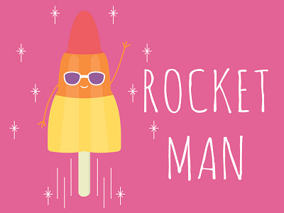 Rocket Man lolly