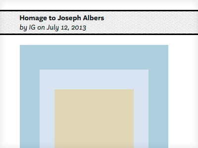 Homage to Albers