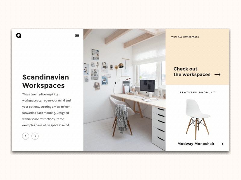 Workspace Concept itteraction main mockup page paper poster psd ui web workspace