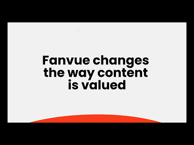 Fanvue - Landing Page Animation animation app blogger blogging brand identity branding content creator etheric influence influencer influencer marketing influencers landing page motion product design thrc ui ux