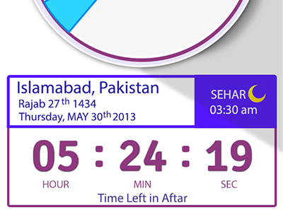 Time Widget- Iftar Ramadan iOS App