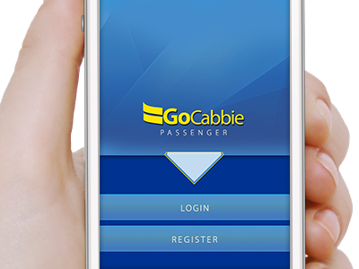 Go Cabbie Login blue iphone login register