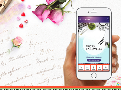 i-Invite App app birthdays design farewell and many more.. greeting i invite invitation weddings