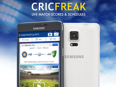 Cricfreak App blue craze cric cricket freak wct20