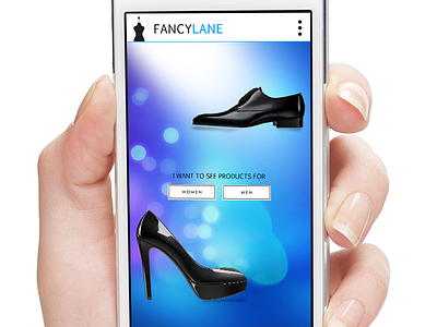 Fashion App app black blue fancy fashion her him lane