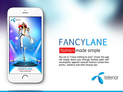 Fashion App app design fancy fashion lane proposed splash telenor