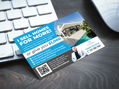 Postcard Design for A Real Estate Agent