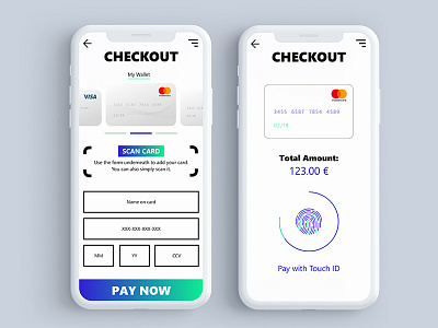 #DailyUI #002 | Credit Card Checkout 002 creditcardcheckout daily design ui