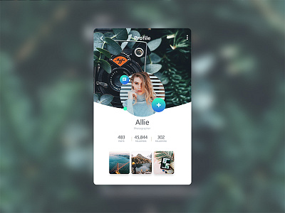 #DailyUI #006 | User Profile