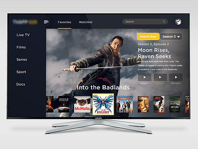 #DailyUI #025 | TV App 025 amazonprimevideo app dailyui design films series tv ui