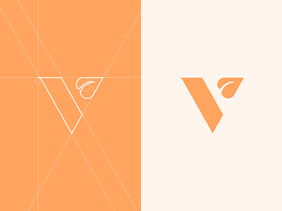 Vegan logo design. branding colors grid layout identitydesign leaf logo logodesigner minimalist logo plant restaurant v v logo vegan