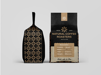 Coffee Bag Design.