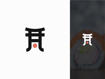 Brand & Identity for sushi restaurant. branding color h h logo identity logo logodesigner restaurant smart logo sushi