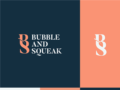 Bubble and Squeak Logo design branding chef color identity leaf leaf logo logodesigner logomark negative space negative space logo