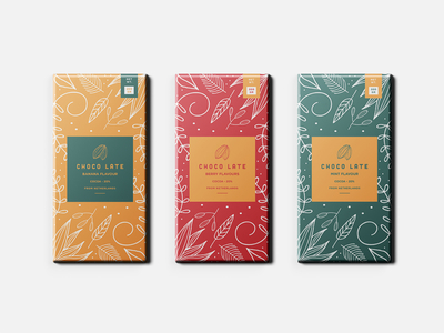 Chocolate packaging design. branding chocolate chocolate packaging cocoa color food food packaging illustration leaves logodesign packaging