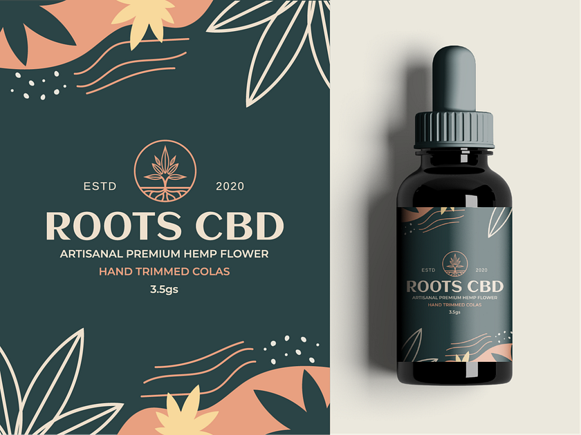 Roots CBD packaging by Emir Kudic on Dribbble