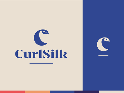 Branding for Hair brand - CurlSilk branding c c letter c logo color hair leaf leaf logo logo logodesigner natural plant smart logo