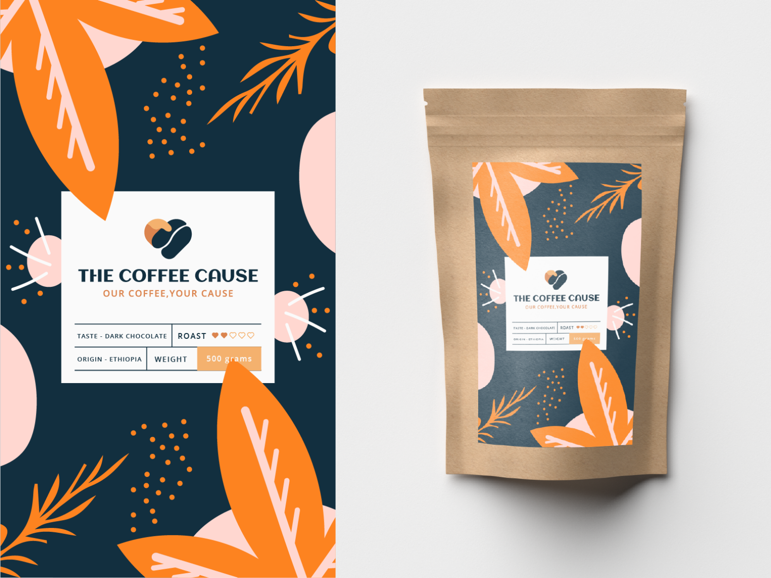 Coffee label design by Emir Kudic on Dribbble