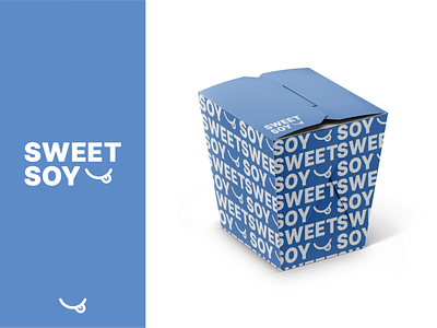 Sweet Soy - Food Branding blue branding delicious food food branding identity logotype meal packaging smile tasty yummy