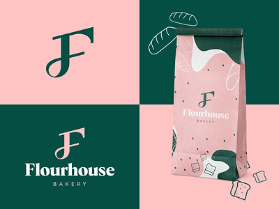 Flourhouse bakery - Branding Design bakery branding food logodesigner packaging