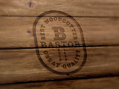 Wood logo design.