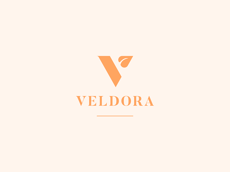 V + leaf logo design by Emir Kudic on Dribbble