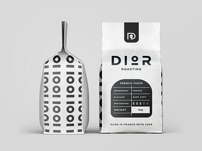 Coffee packaging design. black and white brand identity branding coffee coffee bag coffee packaging label label packaging packaging packaging design pattern