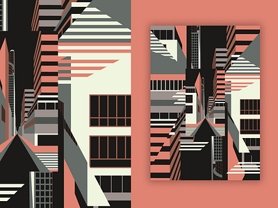 street architecture flat graphic design illustration mexico vector vectorart web
