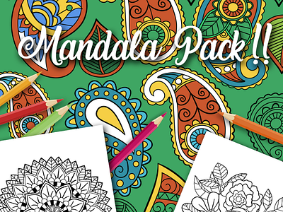 Cover Mandalas Gunroad coloringbook india mandala ornament