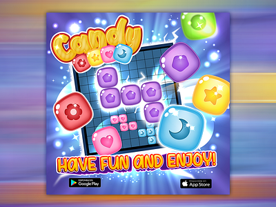 Splash Screen Design Game Candy