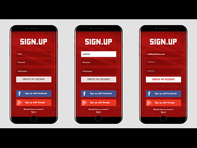 Sign up - Daily UI