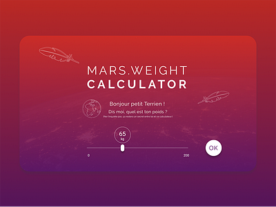 Mars Weight Calculator - V2