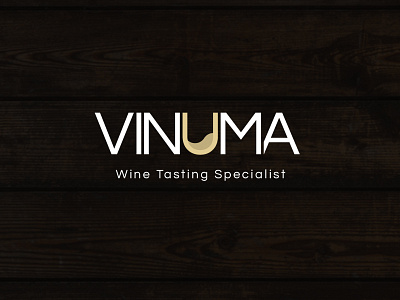 Vinuma Logo brand concept logo wine