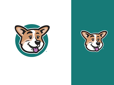 Great Escapes Mascot cartoon corgi dog happy illustration illustrator logo logodesign logos logotype mascot