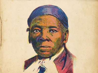 Harriet Tubman drawing editorial illustration illustration illustration art illustrations illustrator procreate