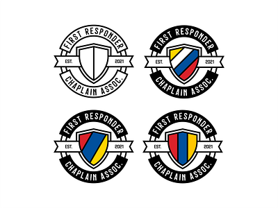First Responder Chaplain Assoc. WIP badge badge design brand branding crest design graphic design illustration logo logo design