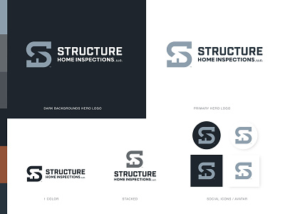 Structure Branding brand branding brian white design identity logo logo design logos typography vector