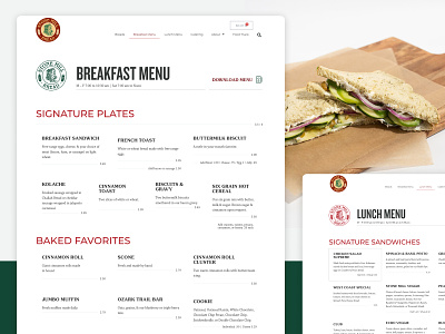Stone Mill Bread Menus branding elementor interactive menu typography ui ui design web web site website wordpress
