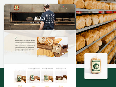 Stone Mill Bread E-Commerce design e commerce e-commerce elementor graphic design ui ui design web web design wordpress