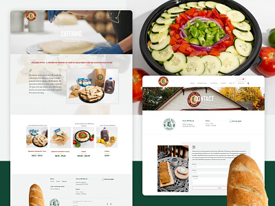 Stone Mill Bread Catering branding catering graphic design interactive restaurant typography ui ui design web web design