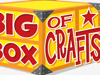 Big Box of Crafts crafts fun identity illustration kids logo star vector