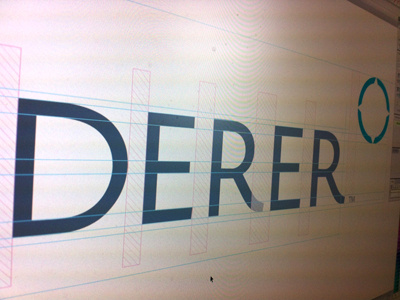 Lederer 4 blue circle custom lettering identity illustrator logo navigation royal blue type vector