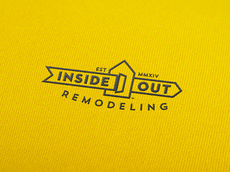 Inside Out arrow brand branding house identity lines logo logos mark vector