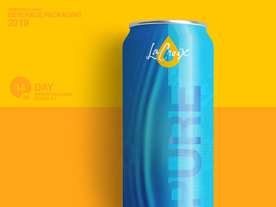 La Croix Pure brand design branding challenge color helvetica identity la croix logo packaging packaging design rebrand water