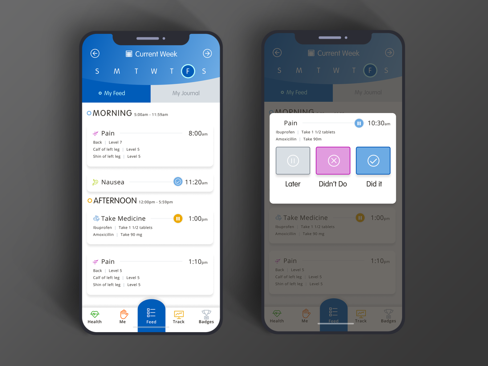 Healthcare App - Feed Screen by Brian White on Dribbble