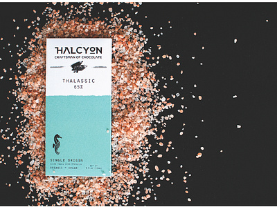 Halcyon Chocolate branding chocolate chocolate bar design illustration logo package package design package mockup packagedesign packaging