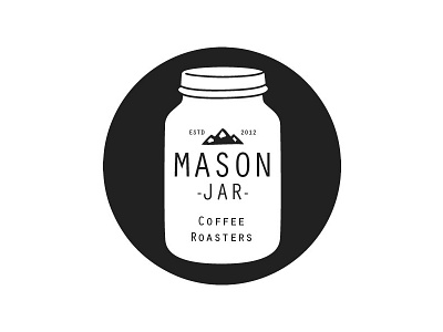 Mason Jar Coffee Roasters Logo branding coffee coffee shop coffee shop logo coffeeshop design identity illustration logo package package design package mockup packagedesign packaging typography