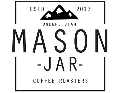 Mason Jar Coffee Roasters Sq Logo branding coffee coffee shop coffee shop logo design idenity illustration logo package package design package mockup packagedesign packaging typography