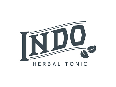 Indo Herbal Tonic can energy ginseng herbal indo logo logotype packaging tea tonic typography