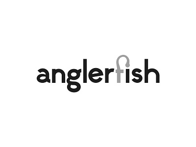 "Angler Fish" featuring Conure Sans angler anglerfish conure fish font geometry lettering light sans type typography